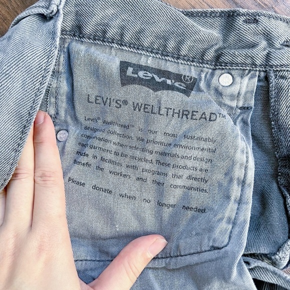 Levi’s • WellThread® High Loose Women's Jeans baggy wide leg Silver Bloom grey - Picture 7 of 11